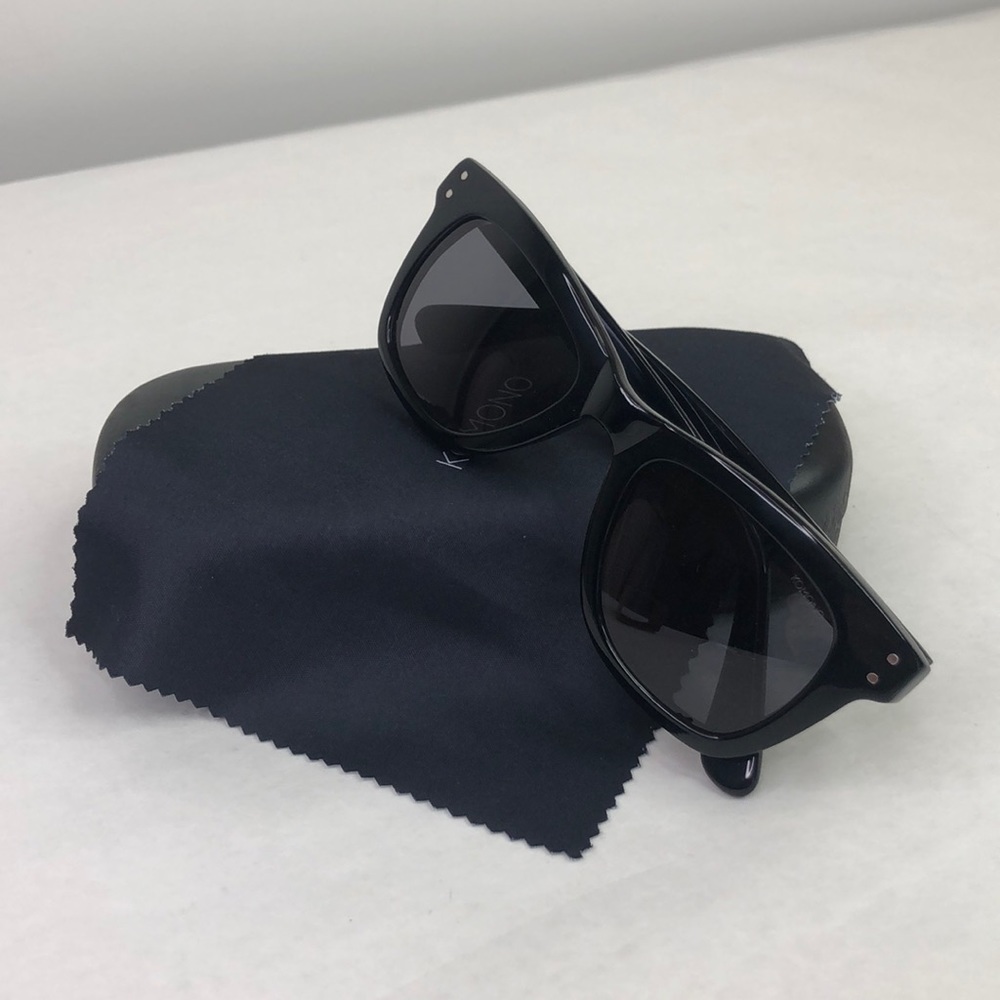 KOMONO Allen Glossy Black Sunglasses NEW - Picture 7 of 11